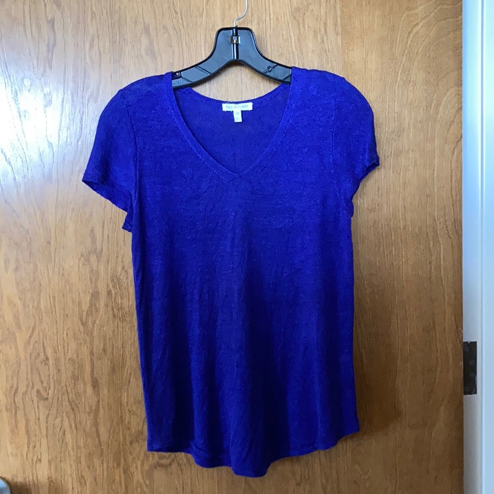 Dark blue Eileen Fisher top